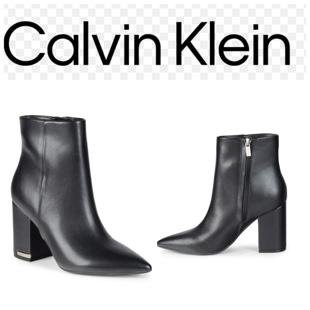 Calvin KleinPoint-Toe Ankle Booties